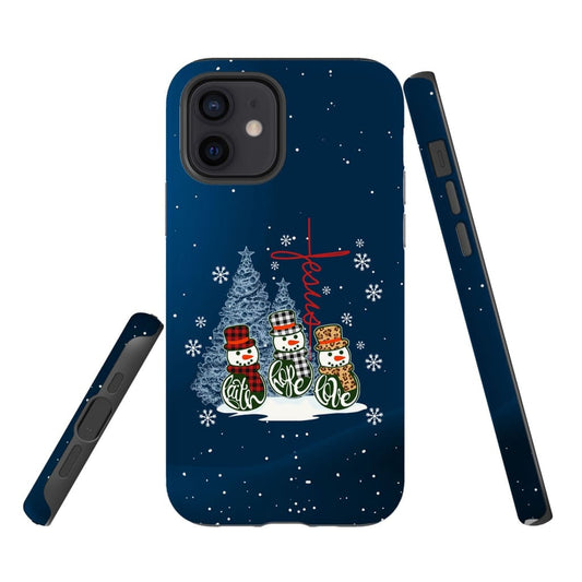 Faith Hope Love - Jesus Cross - Christmas Phone Case - Bible Verse Phone Cases Samsung