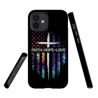 Faith Hope Love Cross Phone Case - Bible Verse Phone Cases Samsung