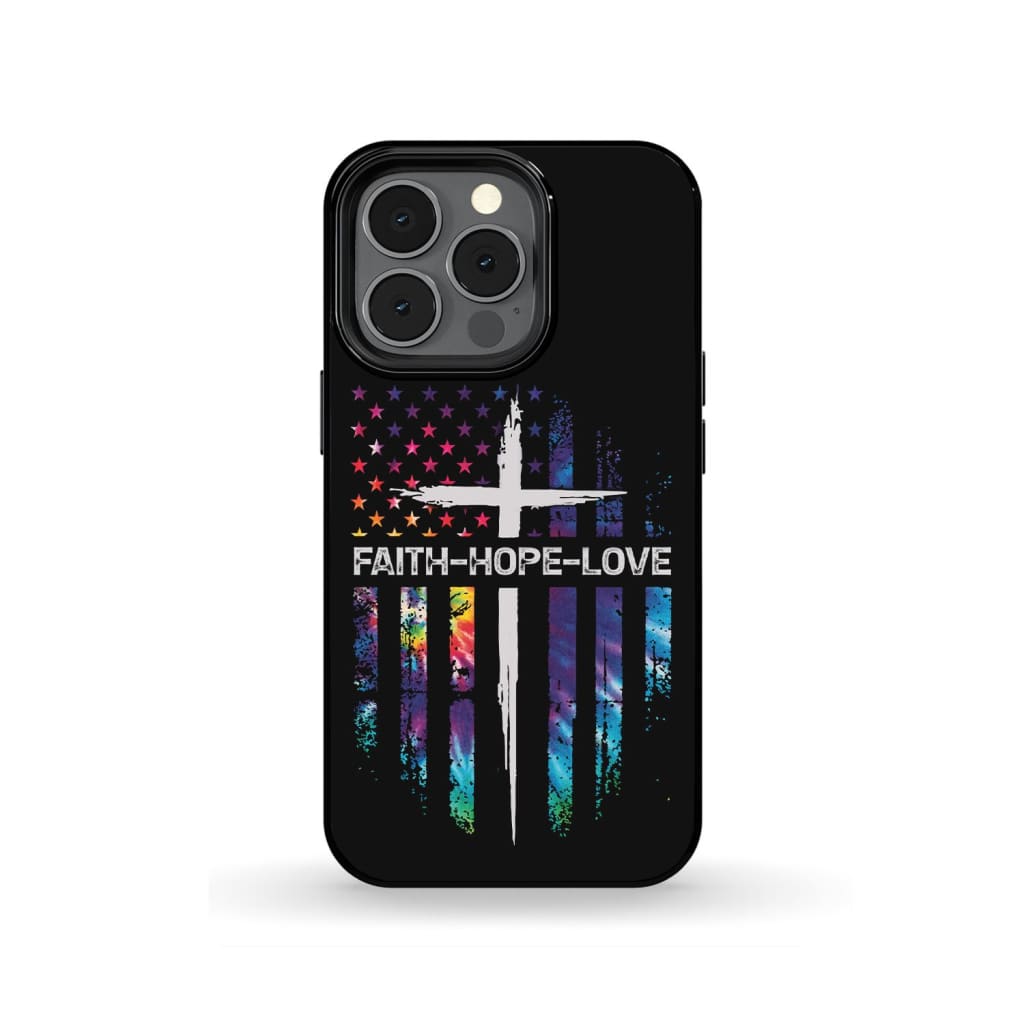 Faith Hope Love Cross Phone Case - Bible Verse Phone Cases Samsung