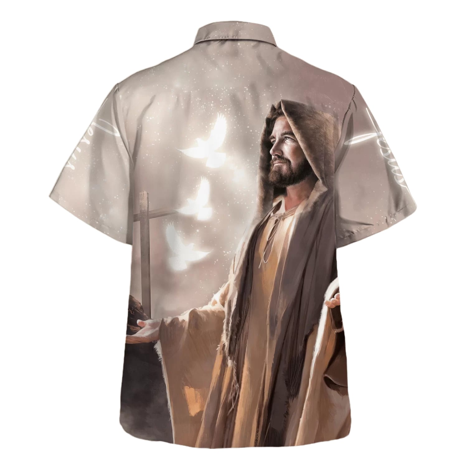 Faith Hope Love Jesus Cross Hawaiian Shirt - Christian Hawaiian Shirt - Best Hawaiian Shirts