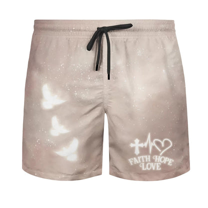 Faith Hope Love Jesus Cross Hawaiian Shirt - Christian Hawaiian Shirt - Best Hawaiian Shirts