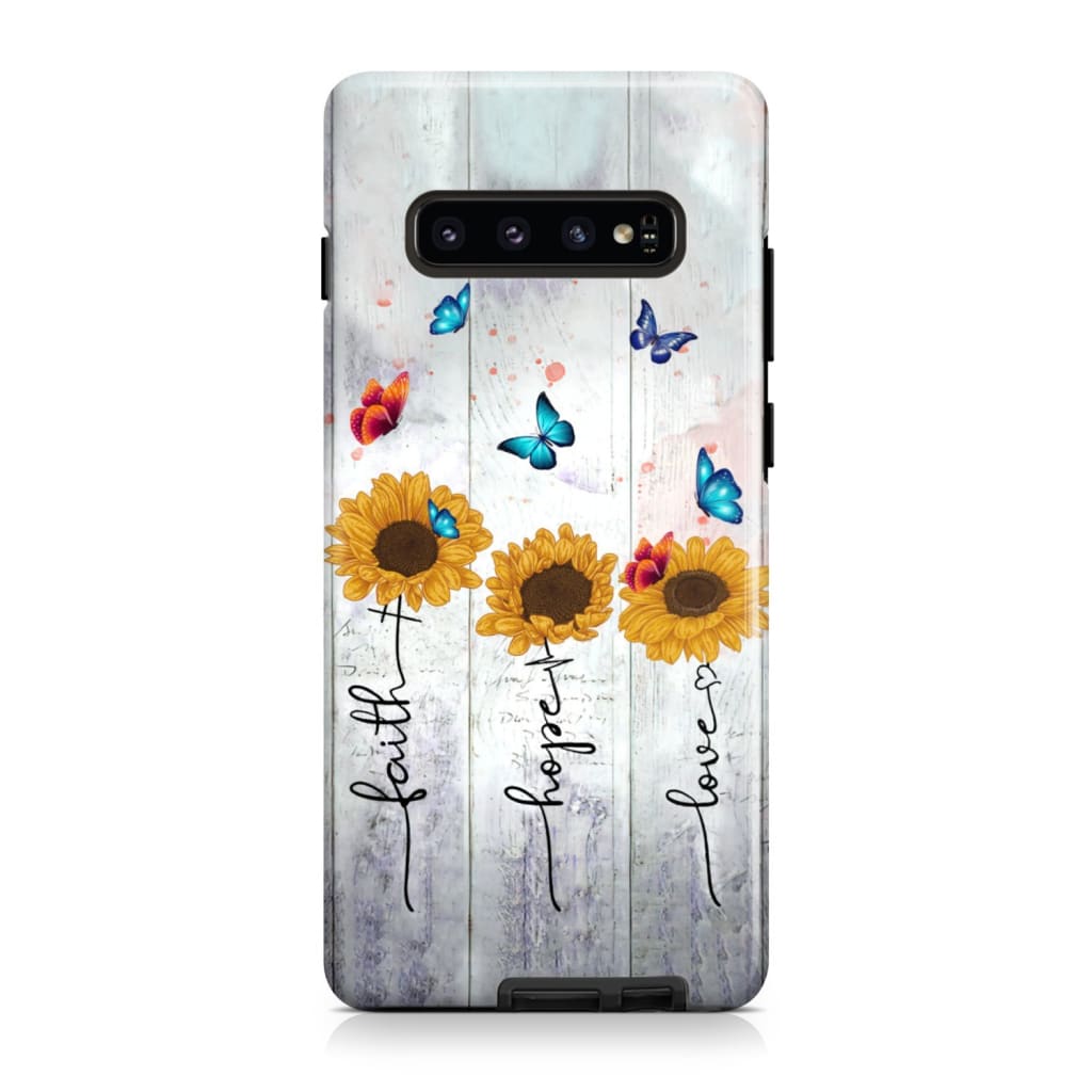 Faith Hope Love Phone Case - Scripture Phone Cases - Iphone Cases Christian
