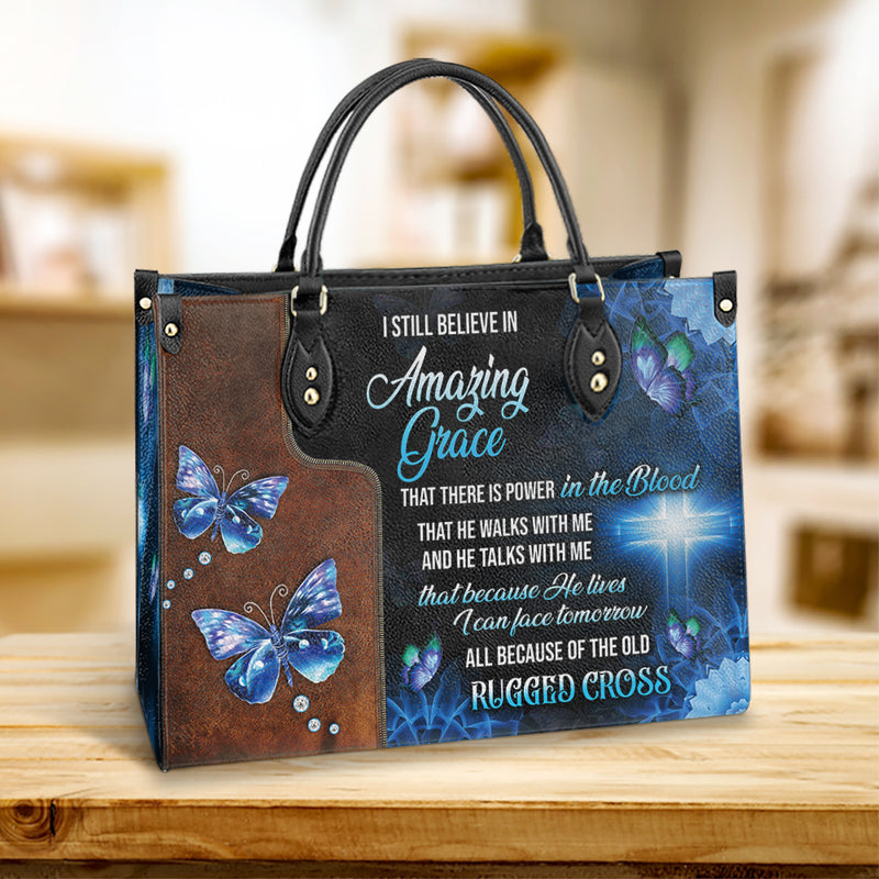 Faith I Still Believe 1 Leather Bag - Women's Pu Leather Bag - Gift For Grandmothers