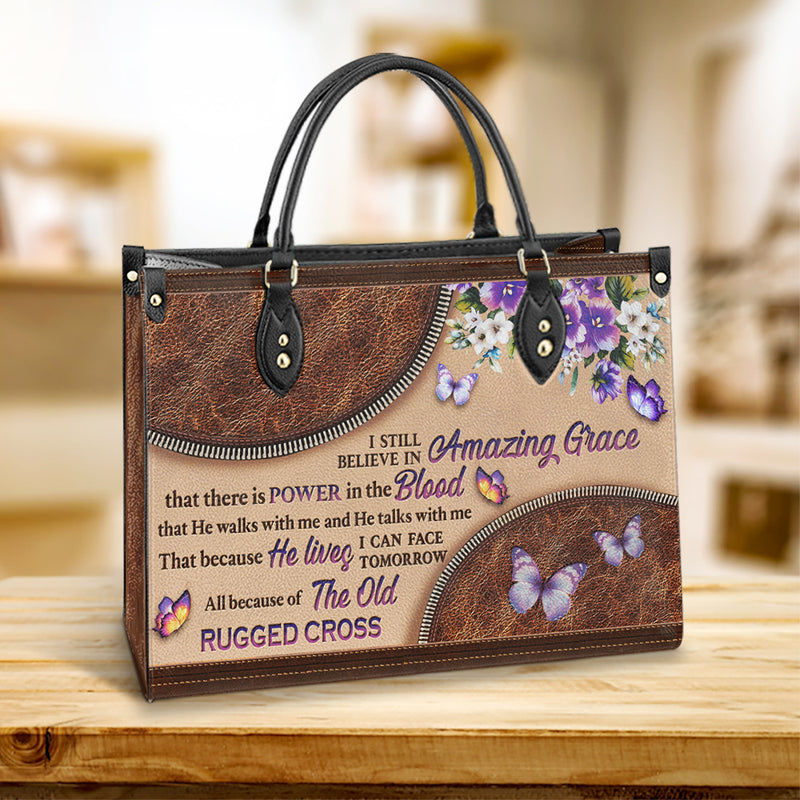 Faith I Still Believe 2 Leather Bag - Women's Pu Leather Bag - Gift For Grandmothers