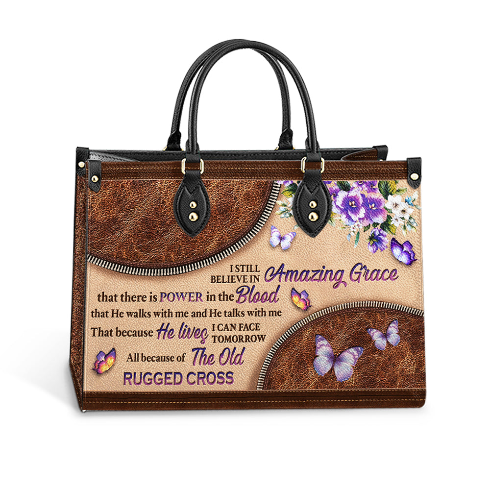 Faith I Still Believe 2 Leather Bag - Women's Pu Leather Bag - Gift For Grandmothers