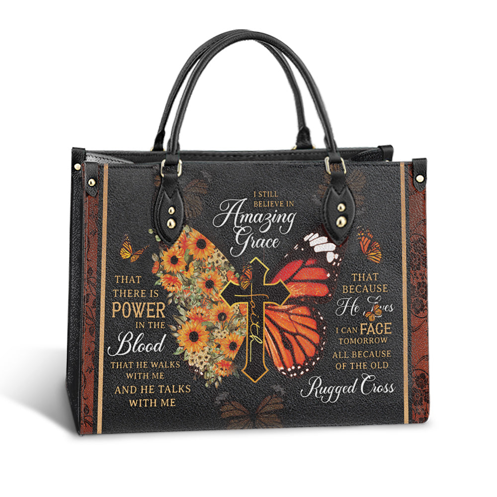 Faith I Still Believe 4 Leather Bag - Women's Pu Leather Bag - Gift For Grandmothers