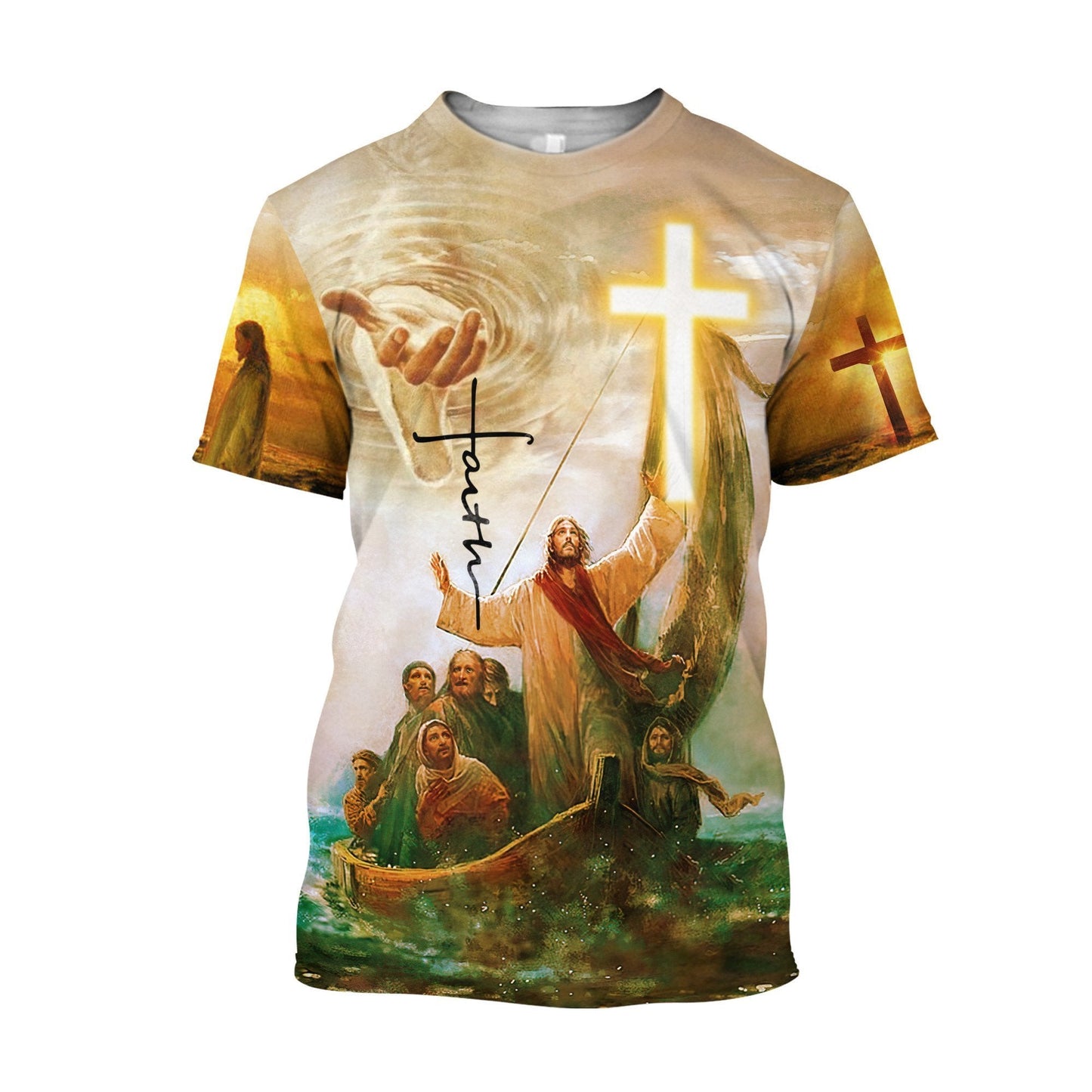 Faith In God Jesus Shirts - Christian 3d Shirts For Men Women