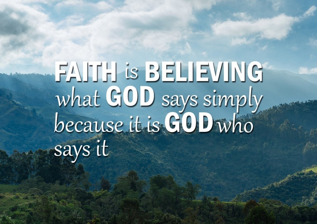 Faith Is Believing Wall Art Canvas Print - Christian Canvas Wall Art