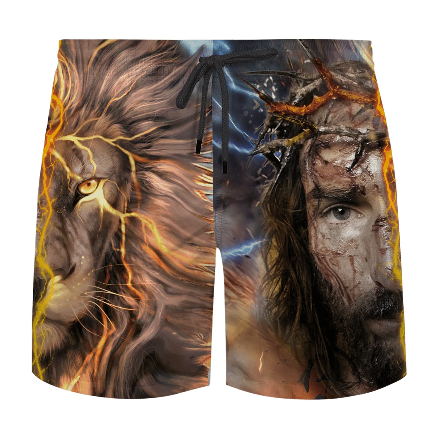 Faith Jesus And Lion 3d Shirts - Christian T Shirts For Men And Women