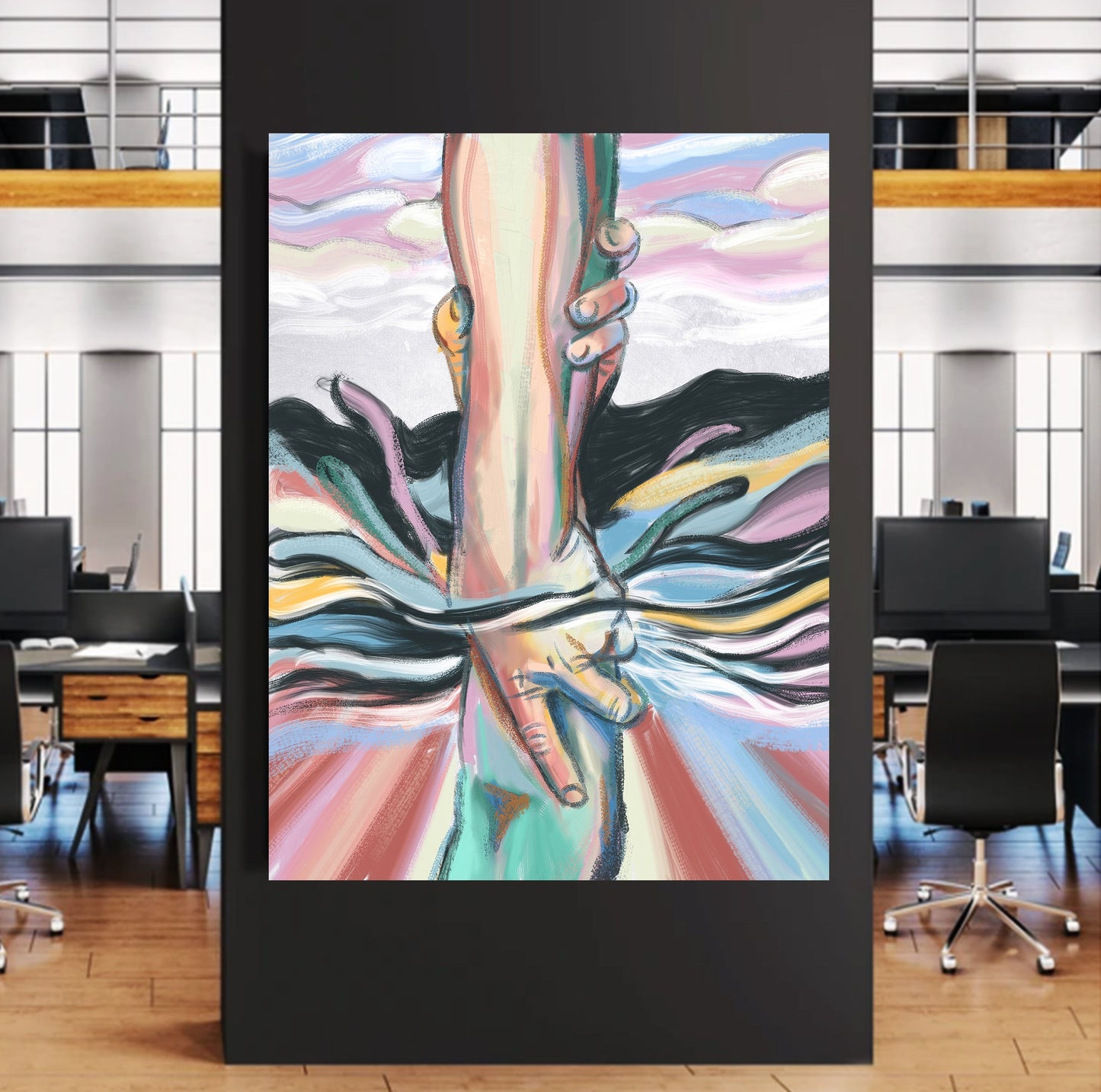 Faith Over Doubt Canvas - Religious Canvas Art - Christian Canvas Wall Art - Ciaocustom