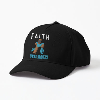 Faith Over Fear Christian Prayer Jesus Devotee Jesus Cap