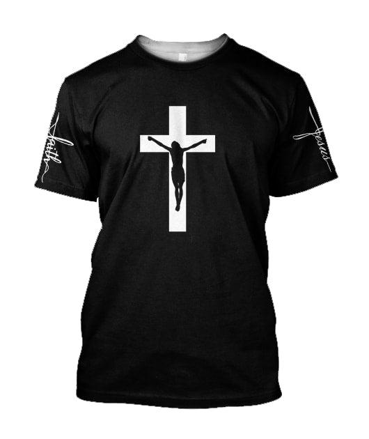 Faith Over Fear Jesus Shirts - Christian 3d Shirts For Men Women