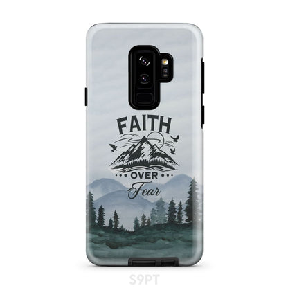 Faith Over Fear Mountain Phone Case - Bible Verse Phone Cases Samsung