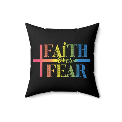 Faith Over Fear Pillow, Faith Pillow, Christian Pillows