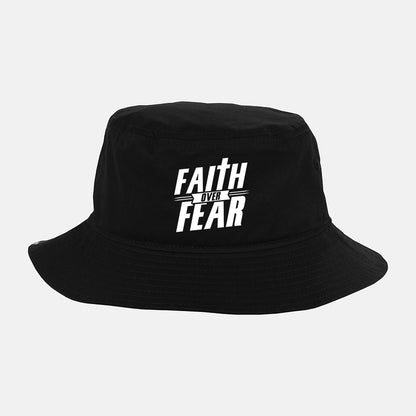 Faith Over Fear Pray Hope Belief Christian Bucket Hat