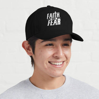 Faith Over Fear Pray Hope Belief Christian Cap