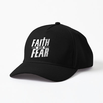 Faith Over Fear Pray Hope Belief Christian Cap