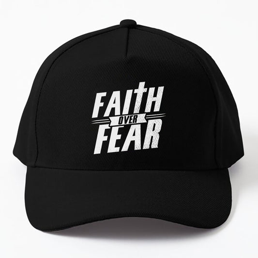Faith Over Fear Pray Hope Belief Christian Cap