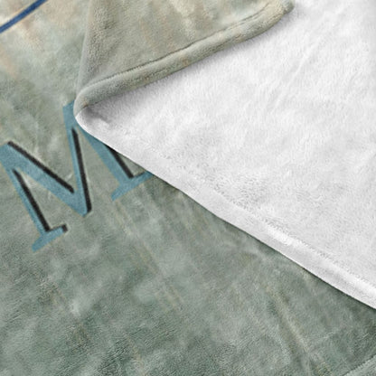 Faith Plants The Seed Love Makes It Grow Fleece Blanket - Christian Blanket - Bible Verse Blanket