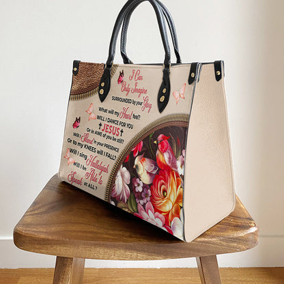 Faith Surrounded By Your Glory 5 Leather Bag - Women's Pu Leather Bag - Gift For Grandmothers