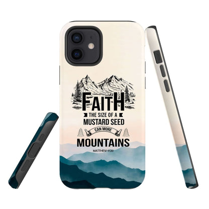 Faith The Size Of A Mustard Seed Phone Case - Bible Verse Phone Cases Samsung