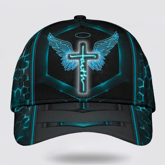 Faith Wing Baseball Cap - Christian Hats for Men and Women