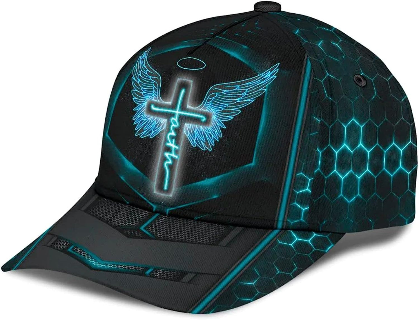 Faith Wing Baseball Cap - Christian Hats for Men and Women