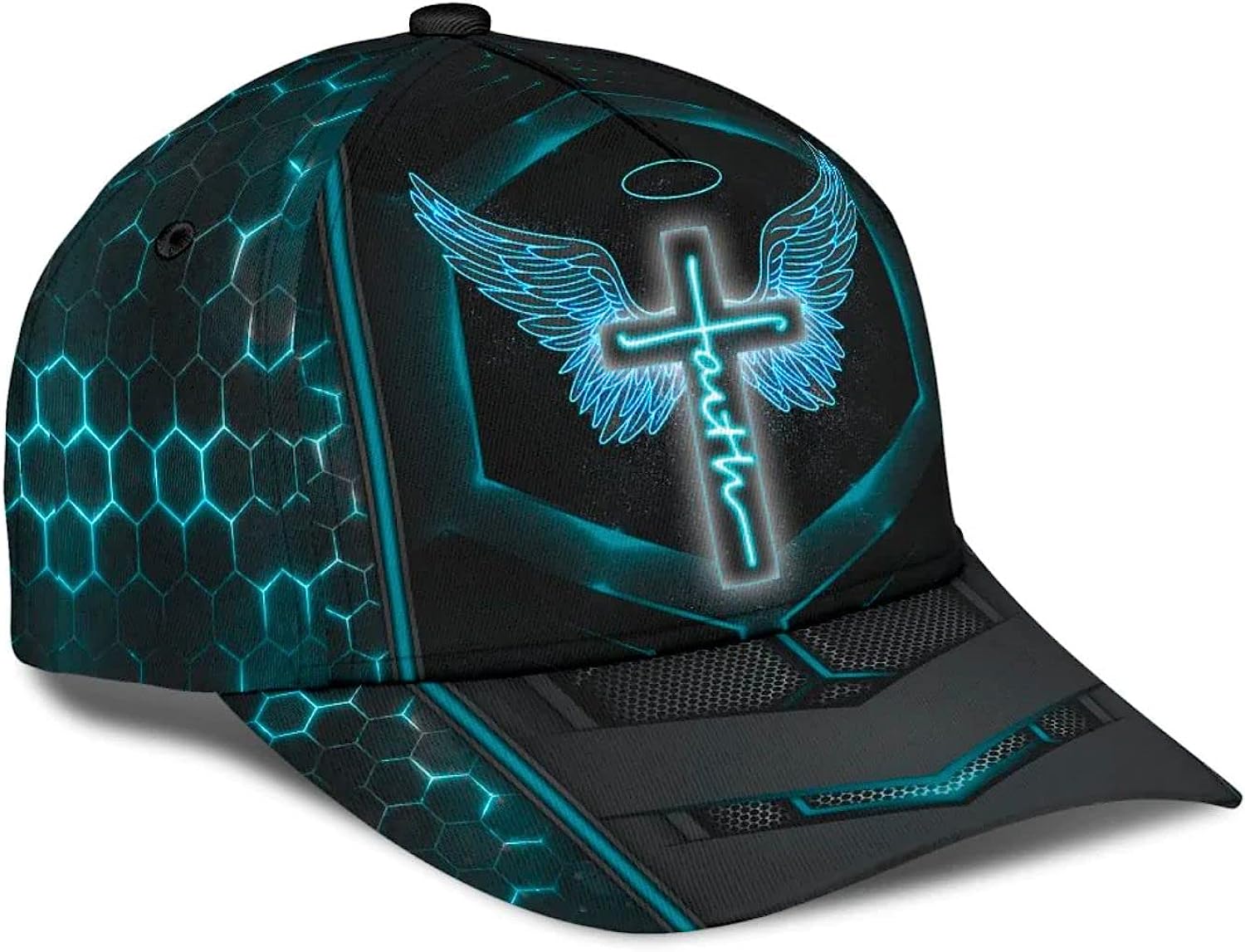 Faith Wing Baseball Cap - Christian Hats for Men and Women