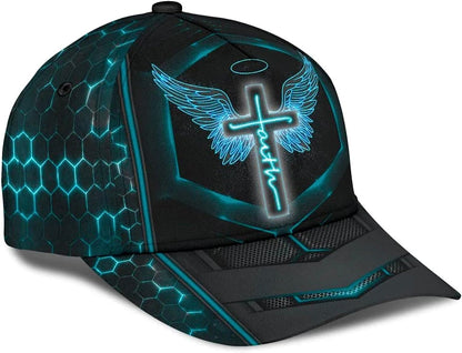 Faith Wing Baseball Cap - Christian Hats for Men and Women