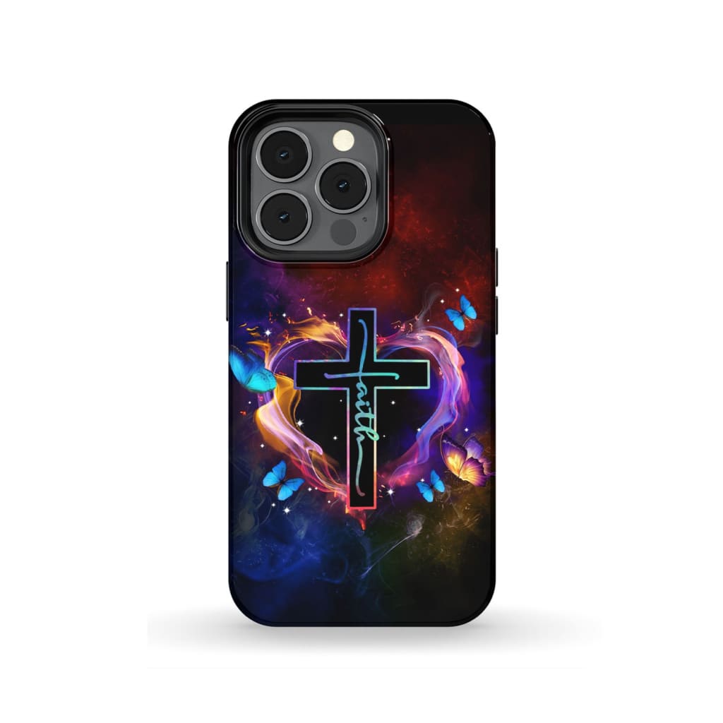 Faith cross Christian phone case - Bible Verse Phone Cases Samsung