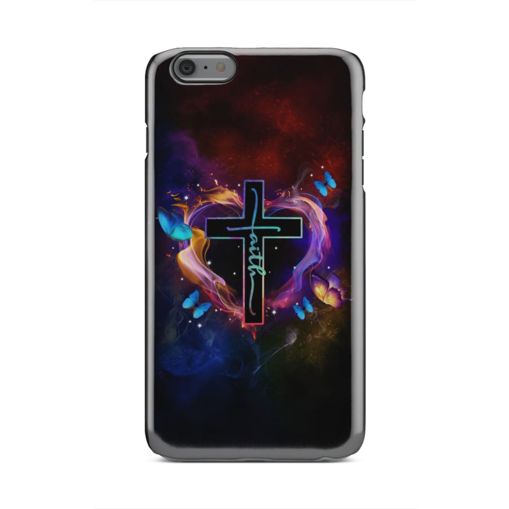 Faith cross Christian phone case - Bible Verse Phone Cases Samsung