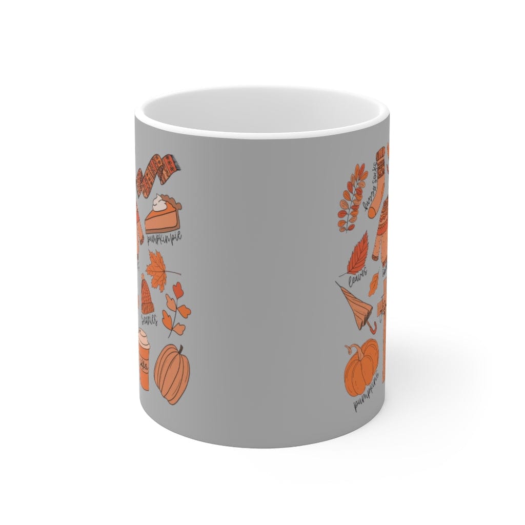 Fall Doodles Mug - Christian Mug - Bible Verse Mugs - Scripture Mugs