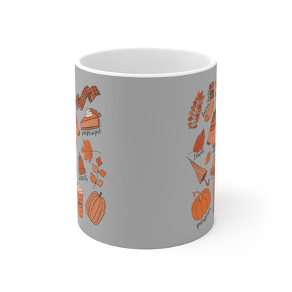 Fall Doodles Mug - Christian Mug - Bible Verse Mugs - Scripture Mugs