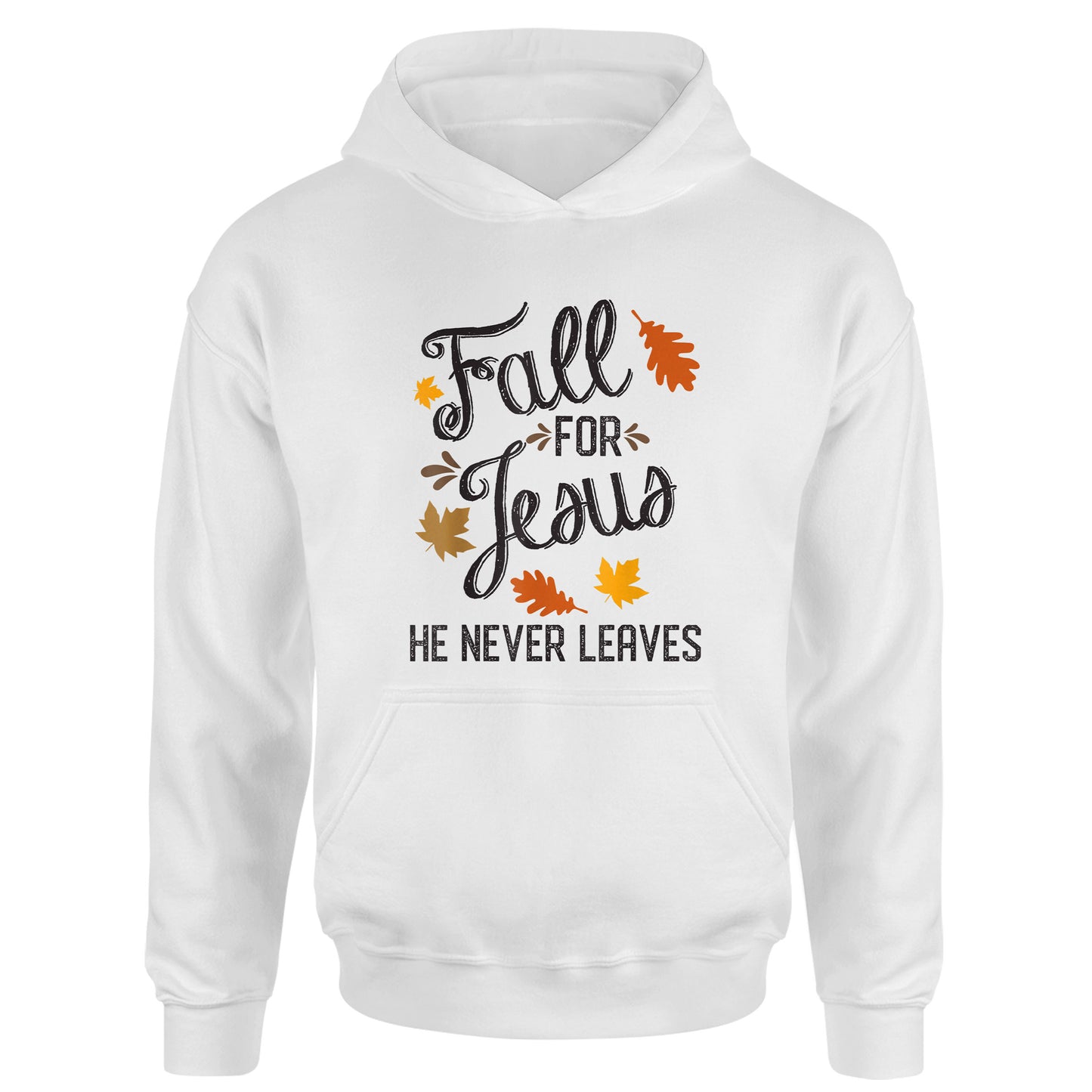 Fall For Jesus He Never Leaves Christian Thanksgiving Unisex T-Shirt