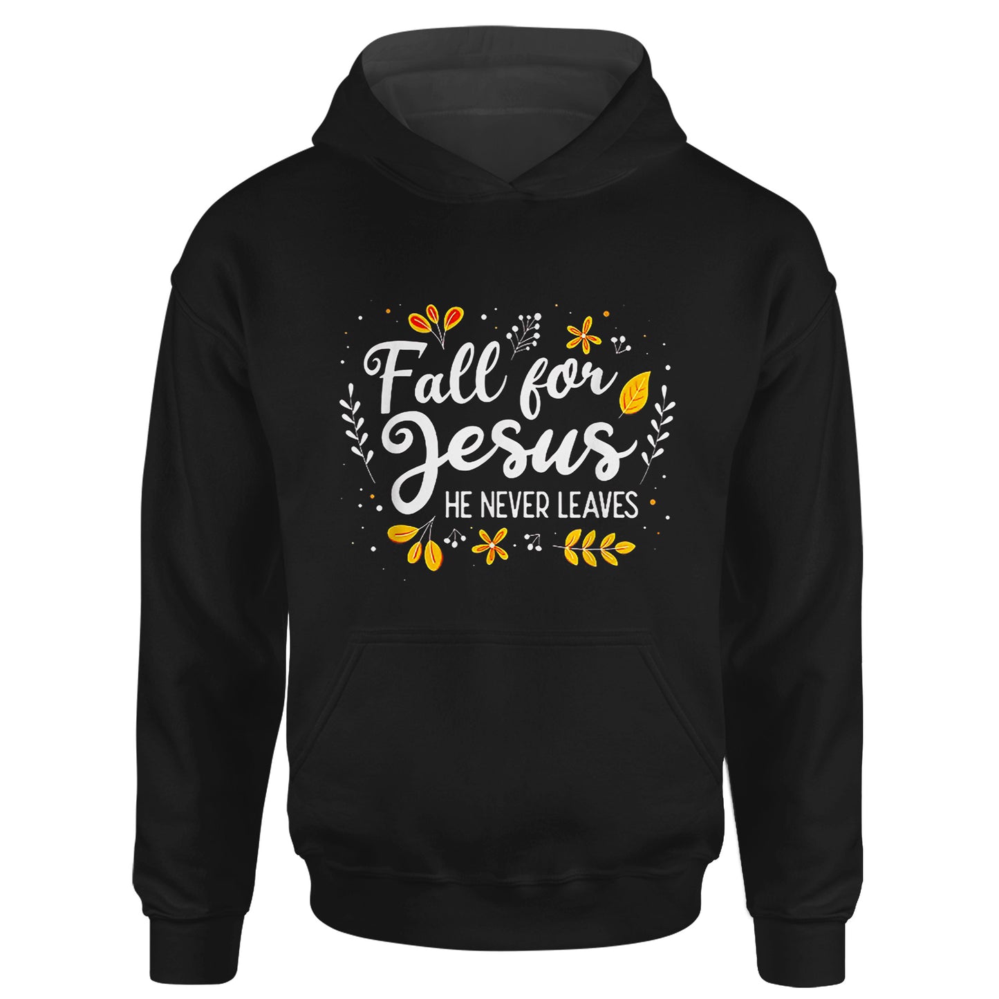 Fall For Jesus He Never Leaves Tshirt Christian Lover Gift T-Shirt