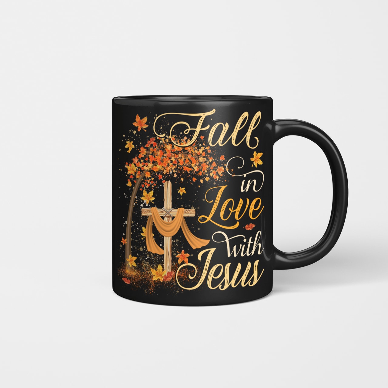 Fall In Love With Jesus, Jesus Mug, God Mug, Faith Mug, Christ Mug