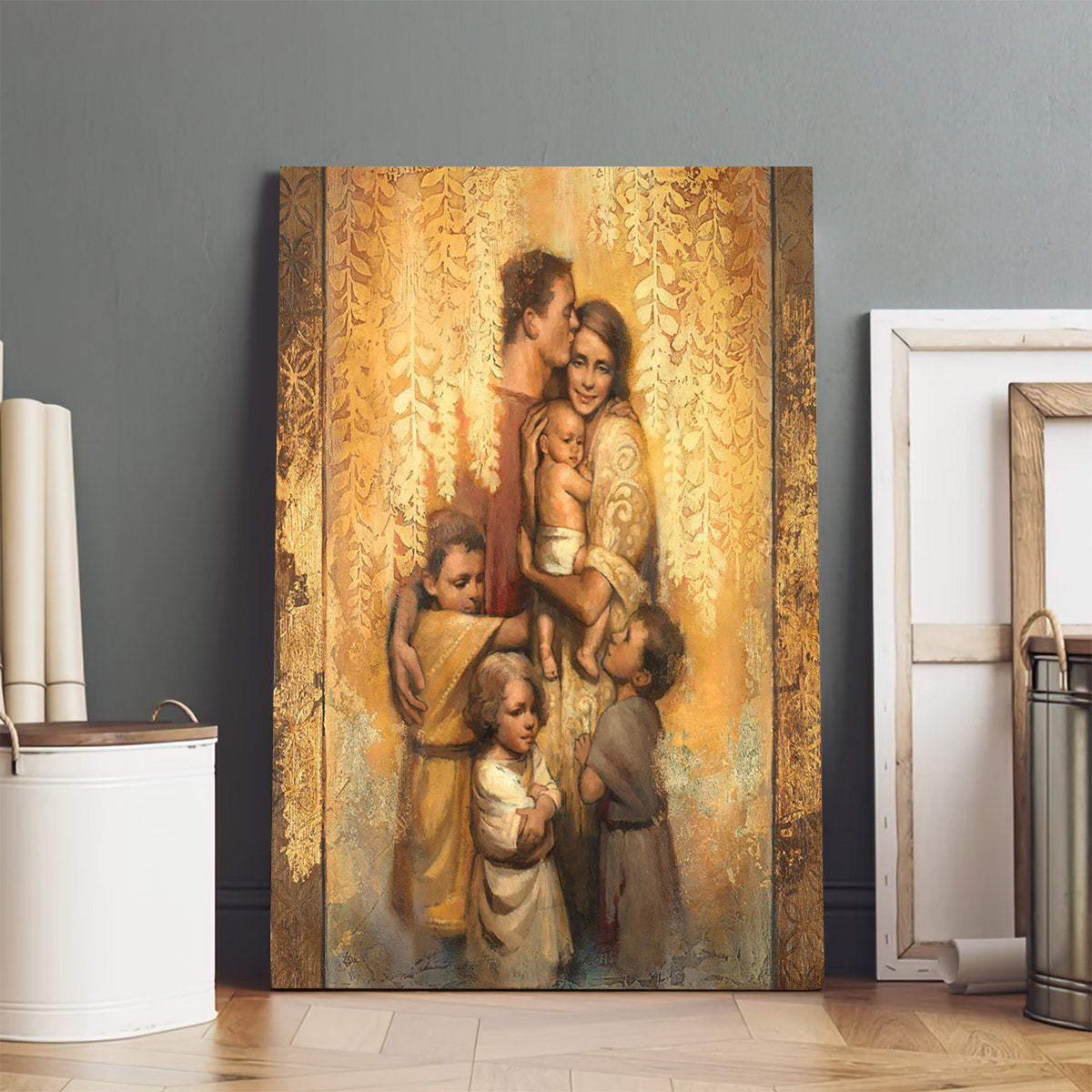Family Canvas Picture - Jesus Canvas Wall Art - Christian Wall Art