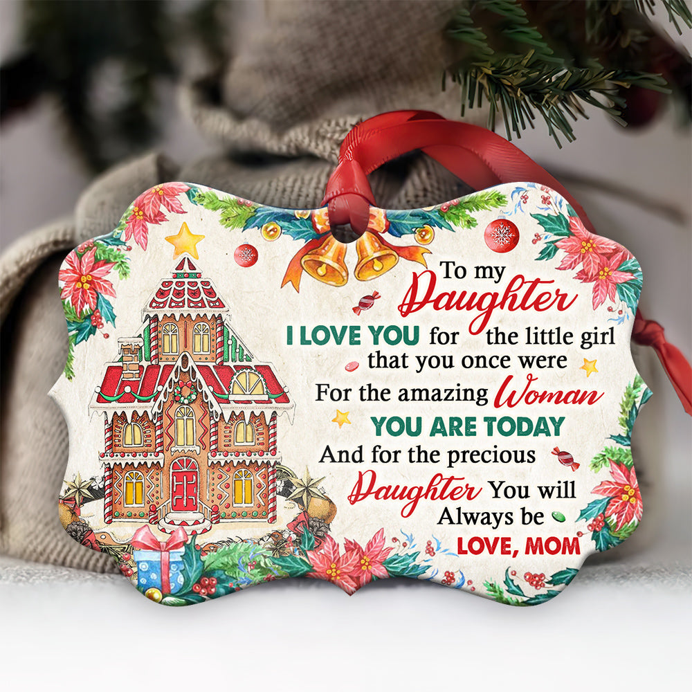 Family Christmas Gift To My Daughter Ornament - Christmas Ornament - Ciaocustom