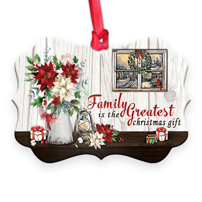 Family Christmas Is The Greatest Christmas Ornament - Christmas Ornament - Ciaocustom