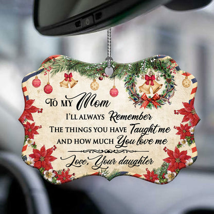 Family Letter From Daughter To Mom Christmas Letter Ornament - Christmas Ornament - Ciaocustom