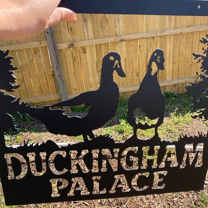 Farm Duck Metal Sign Custom Indoor Or Outdoor Duck Farm Sign Metal Farm Signs Farmer Gifts