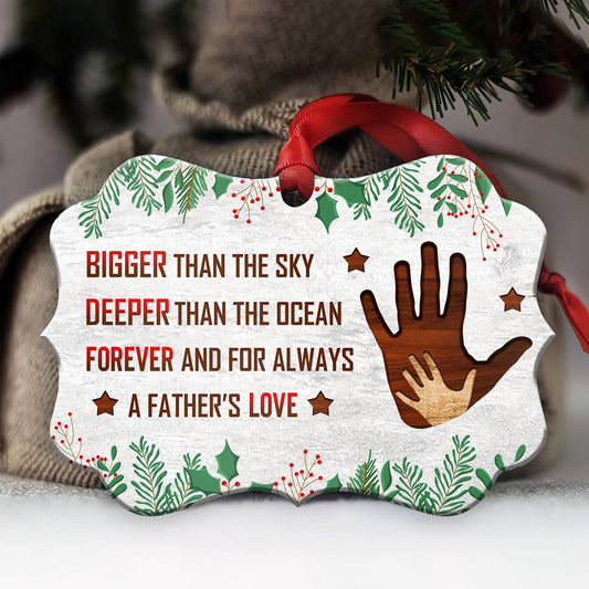 Father Christmas Gift For Dad Forever And For Always Ornament - Christmas Ornament - Ciaocustom