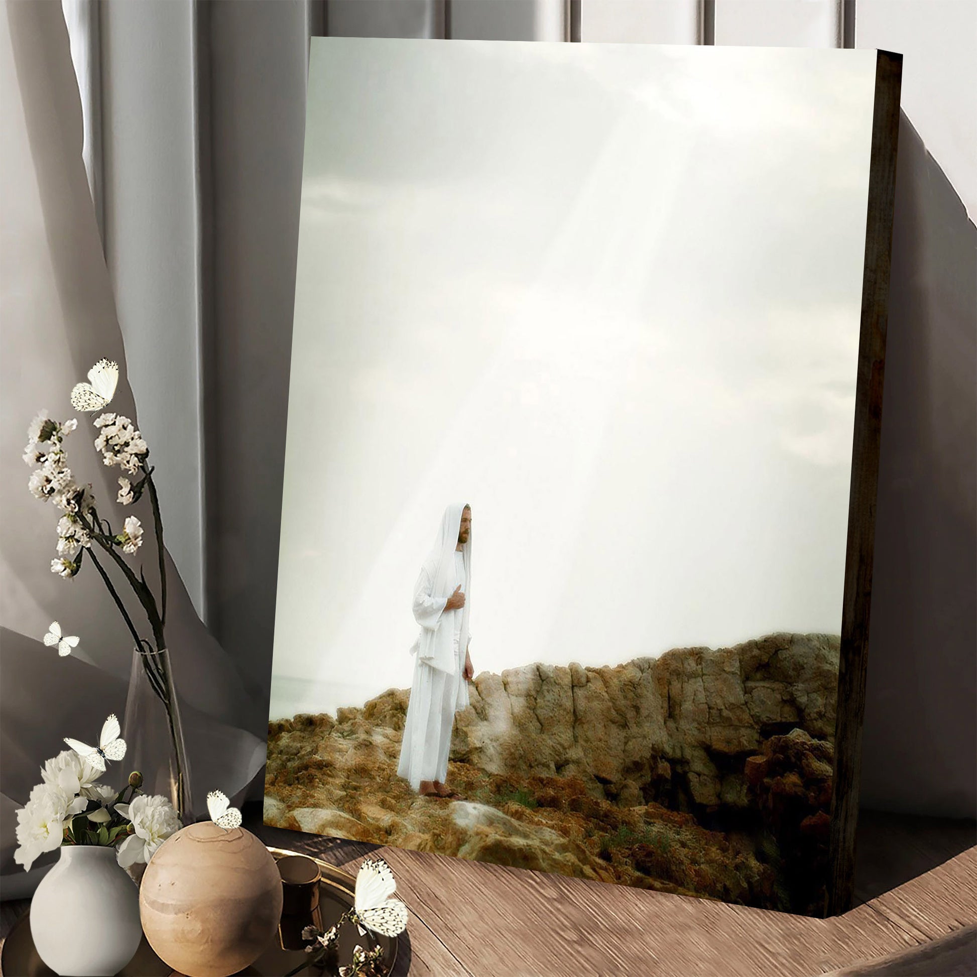 Father Of Heaven And Earth Canvas Wall Art - Jesus Picture - Jesus Portrait Canvas