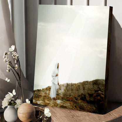 Father Of Heaven And Earth Canvas Wall Art - Jesus Picture - Jesus Portrait Canvas