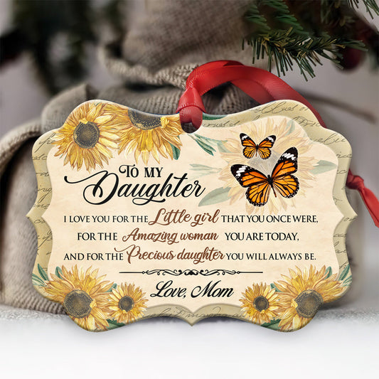 Fdt Sunflower Vintage To My Daughter Ornament - Christmas Ornament - Ciaocustom