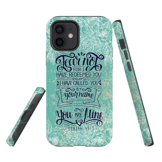 Fear Not For I Have Redeemed You Isaiah 431 Bible Verse Phone Case - Bible Verse Phone Cases Samsung