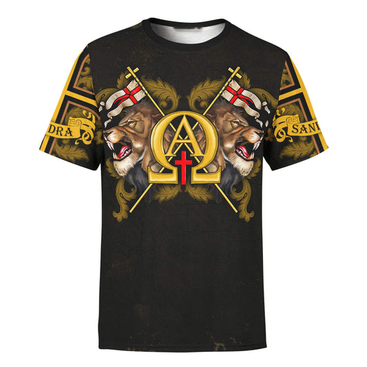 Fear Not For Jesus Jesus Lion Customized Shirt - Christian 3d Shirts For Men Women