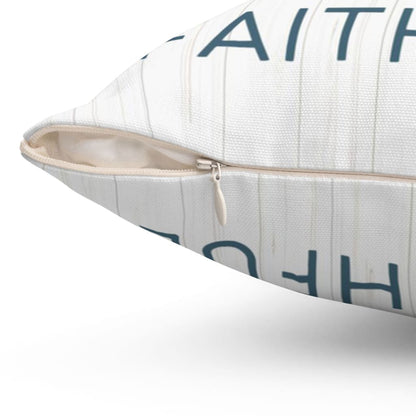 Fearless Because He Is Faithful Christian Pillow