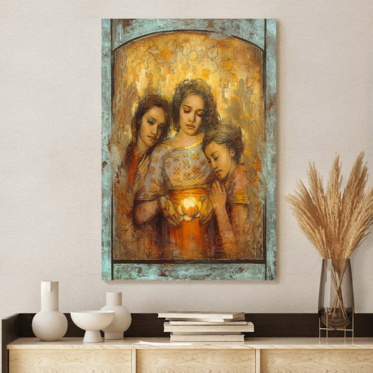 First Blossom Canvas Picture - Jesus Canvas Wall Art - Christian Wall Art