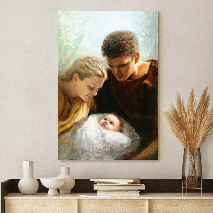 First Parents Canvas Wall Art - Jesus Canvas Pictures - Christian Canvas Wall Art